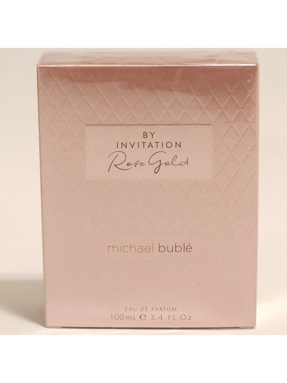 Michael Bublé By Invitation Rose Gold Fragrance FULL SIZE 100ml 3.4 fl oz SEALED